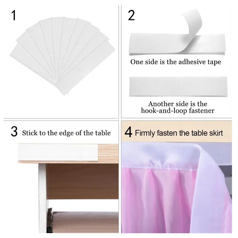 

Tulle Tutu Table Skirt tablecloth 5 Tiers Macaron multicolor Tableware Decoration wedding Birthday Baby Shower party decoration