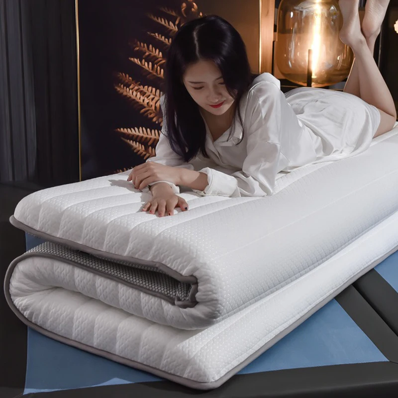 Латексный матрас обивка утолщенный губчатый татами коврик съемный для