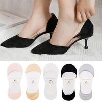 345 pairs cotton boat socks for women summer girl low cut invisible liner ankle sox cute candy color short boat sock 2021