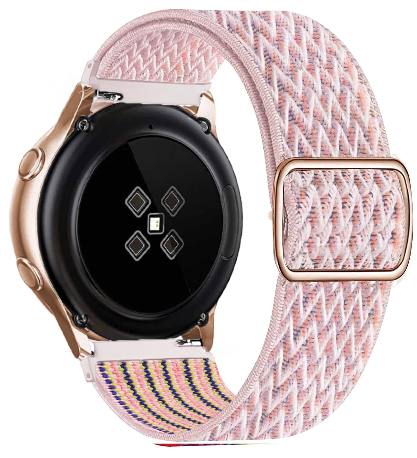 

20mm 22mm watch strap For Samsung Galaxy Watch Active 2/3 45mm/46mm/42mm Gear S3 Elastic Nylon Loop Huawei GT 2 2e pro band