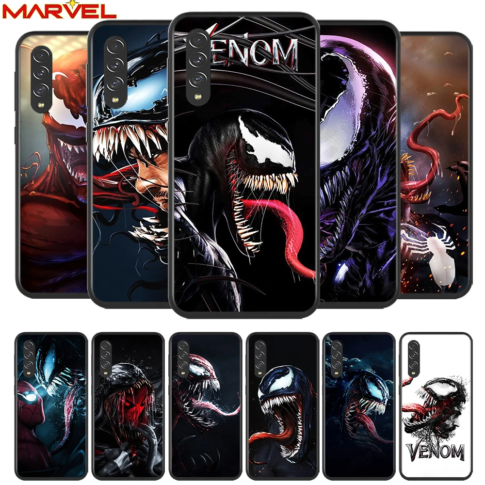 

Venom Marvel Hero for Samsung Galaxy A90 A80 A70 A60 A50 A40 A2Core A10 M31 M21 M60 M40 M30 Soft Black Phone Case