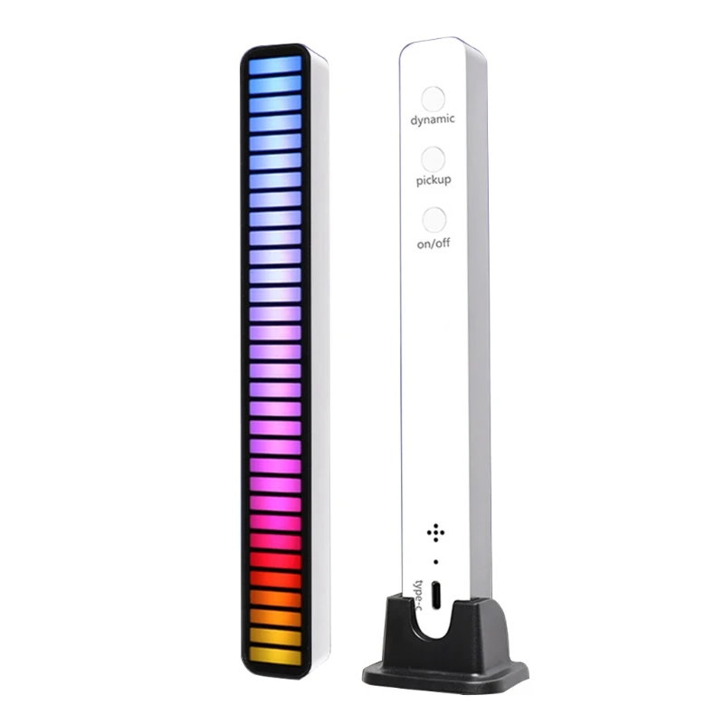 85WD LED Car Atmosphere Light Charging Voice Control Decoration Accessories with Multi Mode Display for Desktop Home | Компьютеры и