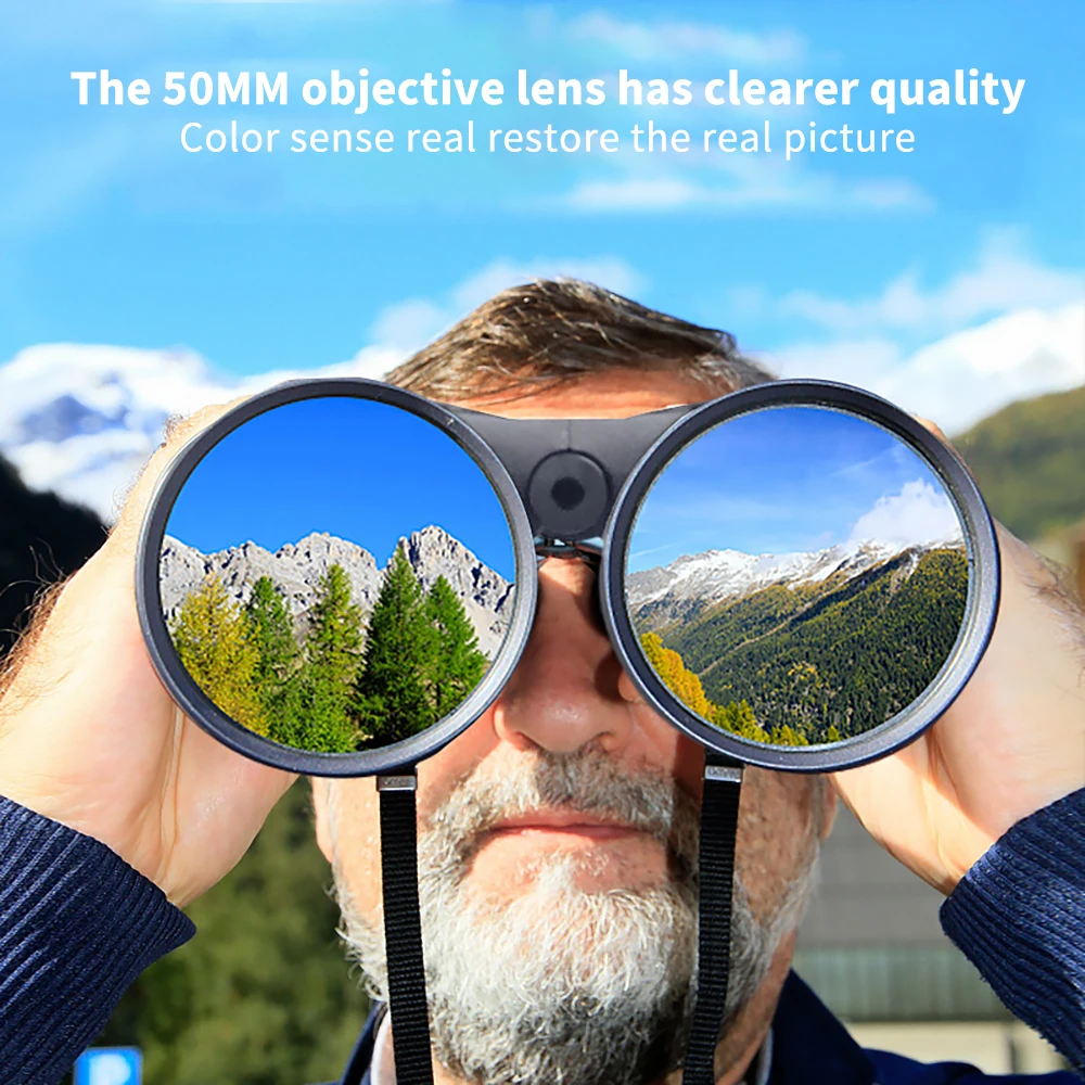 

12X High Clarity Telescope Adjust Zoom 60X60 Binoculars Hd High Power For Outdoor Hunting Optical Lll Night Vision Binocular