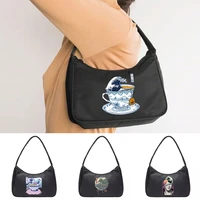 ladies 2022 new fashion handbag shoulder bag trendy printed shoulder underarm bags ladies mini harajuku shopping handbags