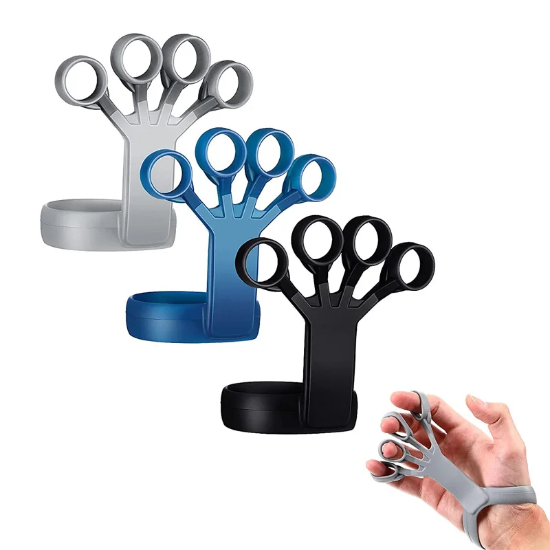 

1 Pc Hand Grip Strengthener Professional Finger Exercise Stretcher Grip Strength Trainer Home Gym Exercise Equipment