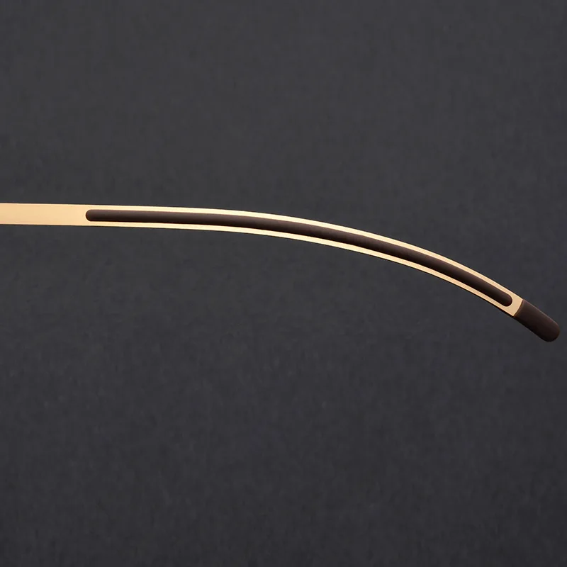 Рецептурные прогрессивные мужские очки без винтов из титанового сплава