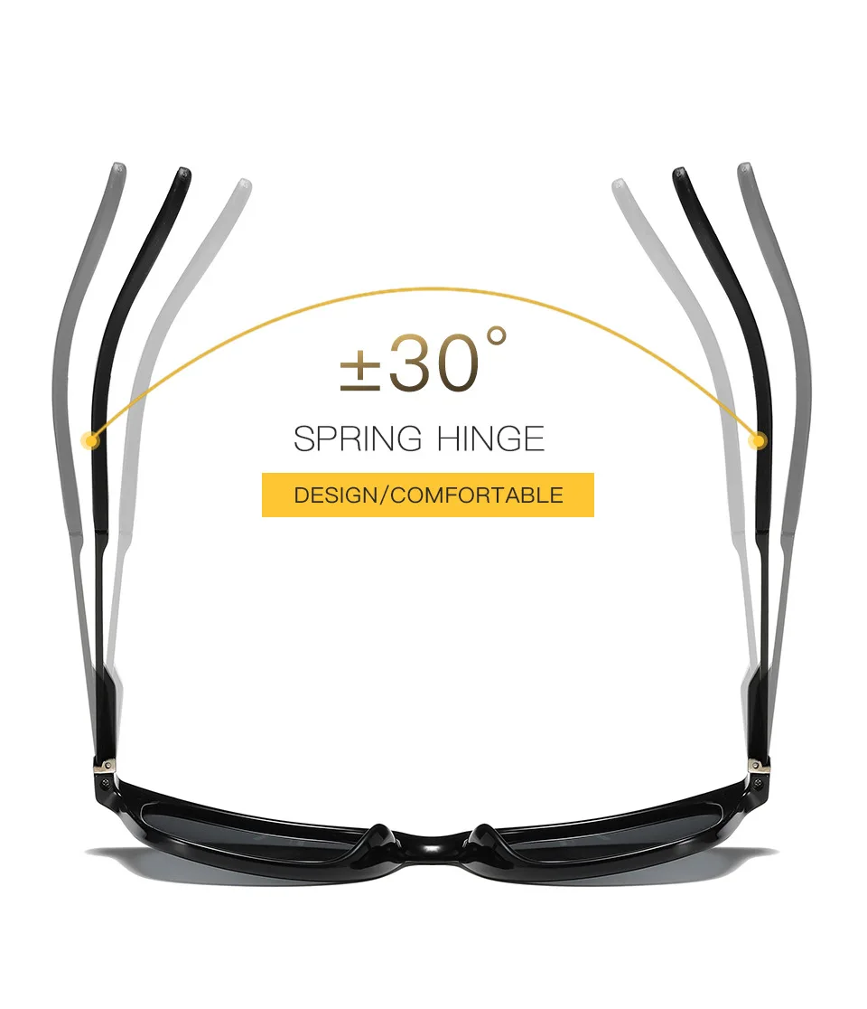 Солнцезащитные очки KDEAM мужские фотохромные поляризационные в