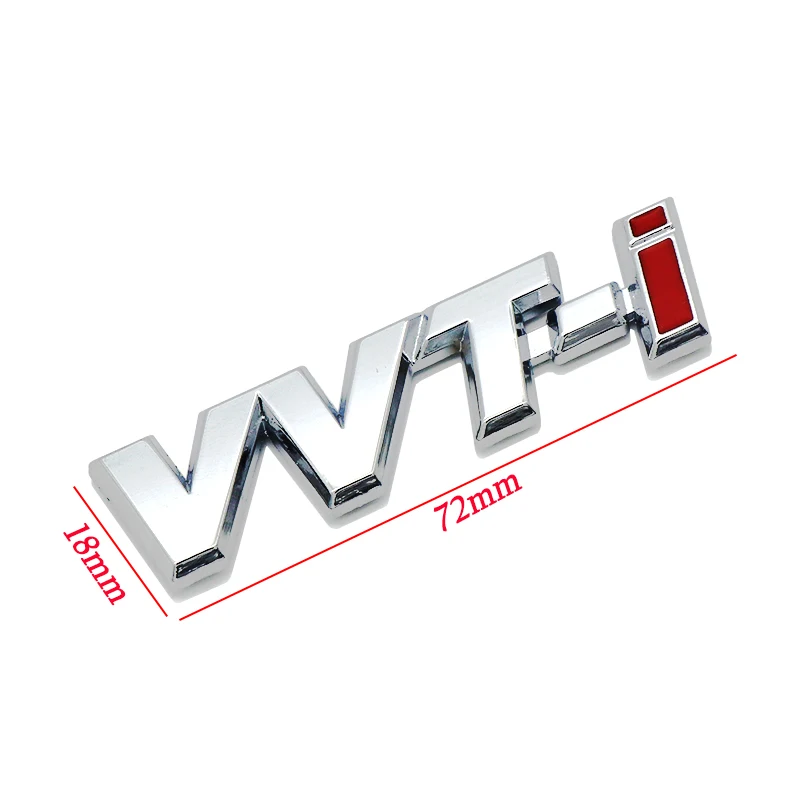 1 шт. металлический логотип VVTI хром серебряная полоса стикер Fender для автомобиля