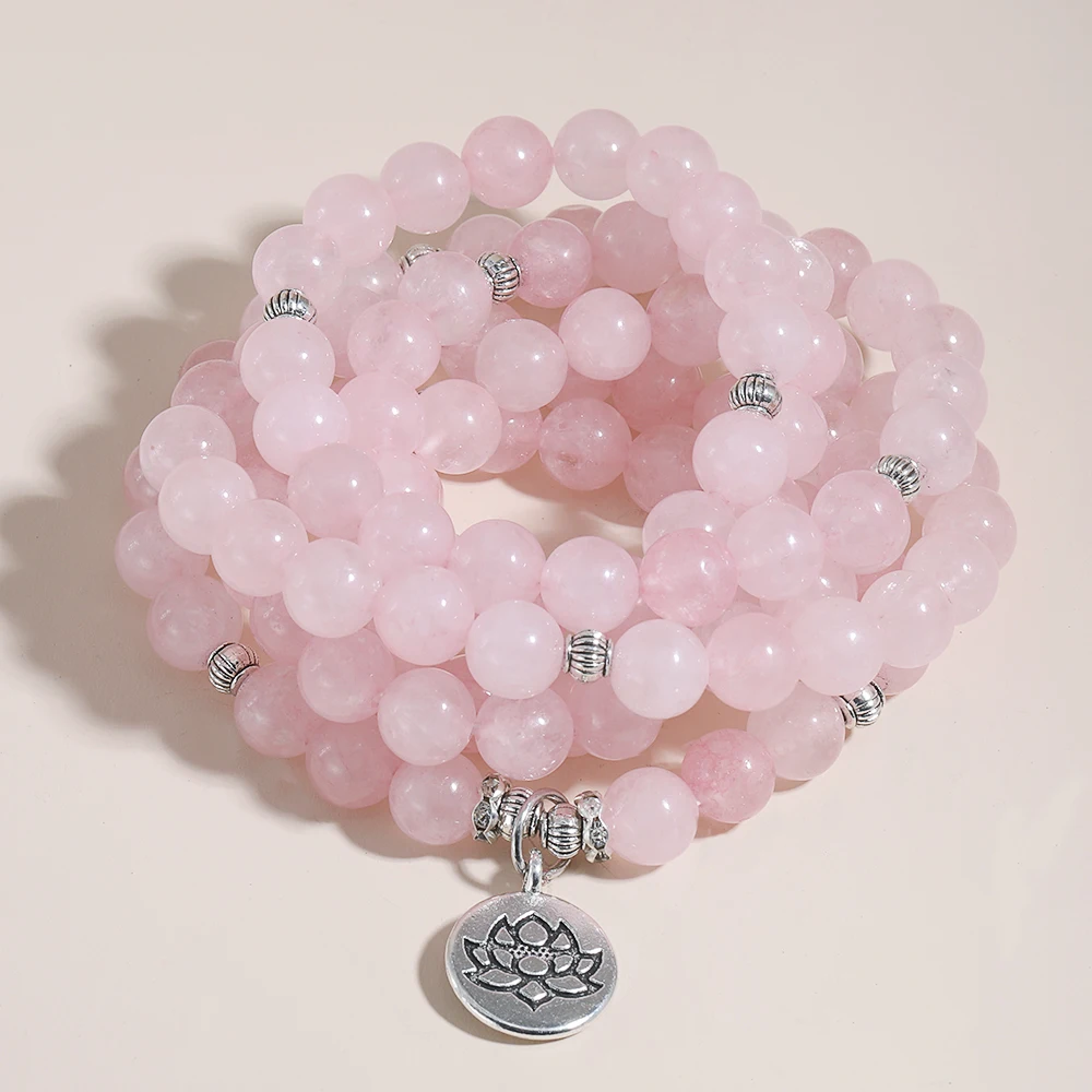 Женский браслет с бусинами из натурального камня | Украшения и аксессуары