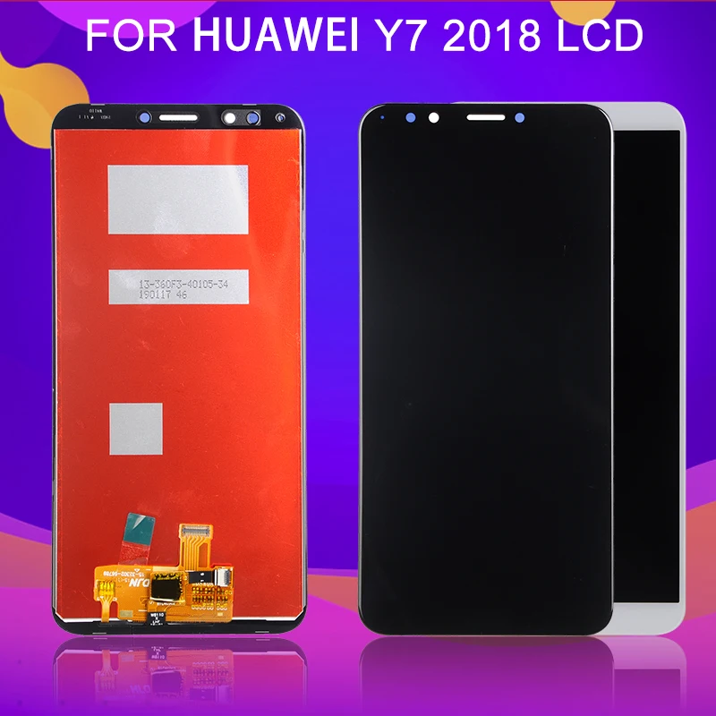 Рекламная акция 6 0 дюймовый дигитайзер для Huawei Y7 Pro 2018 LCD дисплей с сенсорной