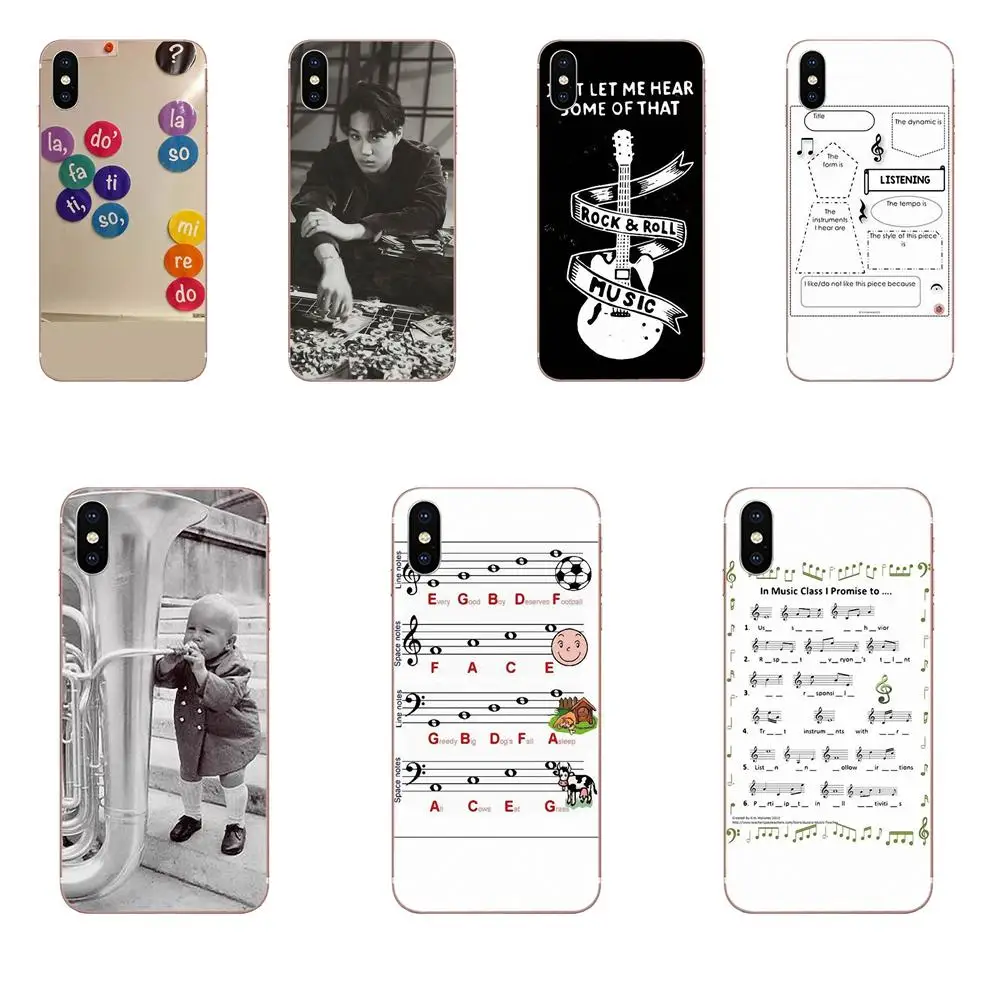 Винтажная Музыка Мелодия для Xiao mi 3 4 4C 4i 5 5s 5X6 6X8 SE Pro Lite A1 Max x 2 Note Мягкий чехол из ТПУ