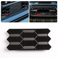 car styling front grill mesh radar sensor trim cover abs black fit for toyota tacoma 2018%e2%80%912020 front bumper exterior accessories