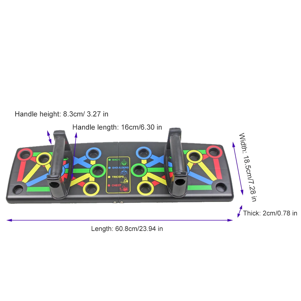 

Detachable push-up bracket exercise pectoral arm muscle I-shaped multifunctional push-up board home fitness equipment