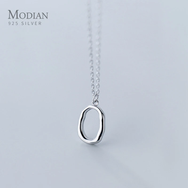 Modian 2021 Новое поступление 925 Стерлингового серебристый неправильной формы