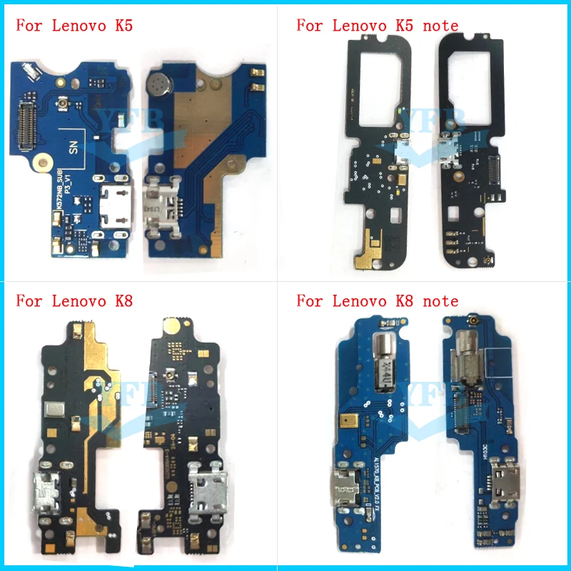 Плата с USB-портом для зарядки микрофона и разъемом гибкого кабеля Запчасти Lenovo k8 K5