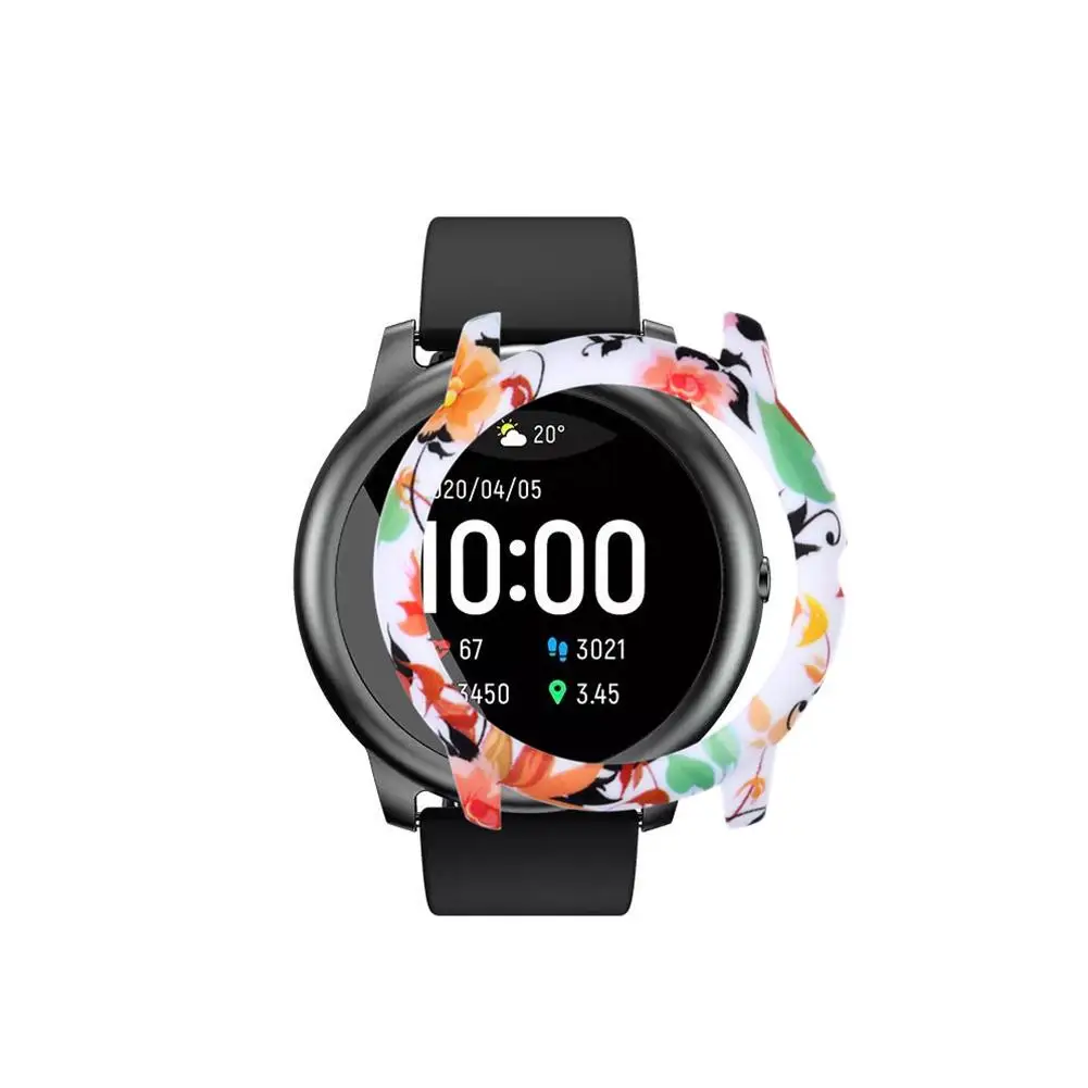 plastic cartoon design smart watch protective cover for xiaomi haylou solar ls05 smart wearable devices accessories free global shipping