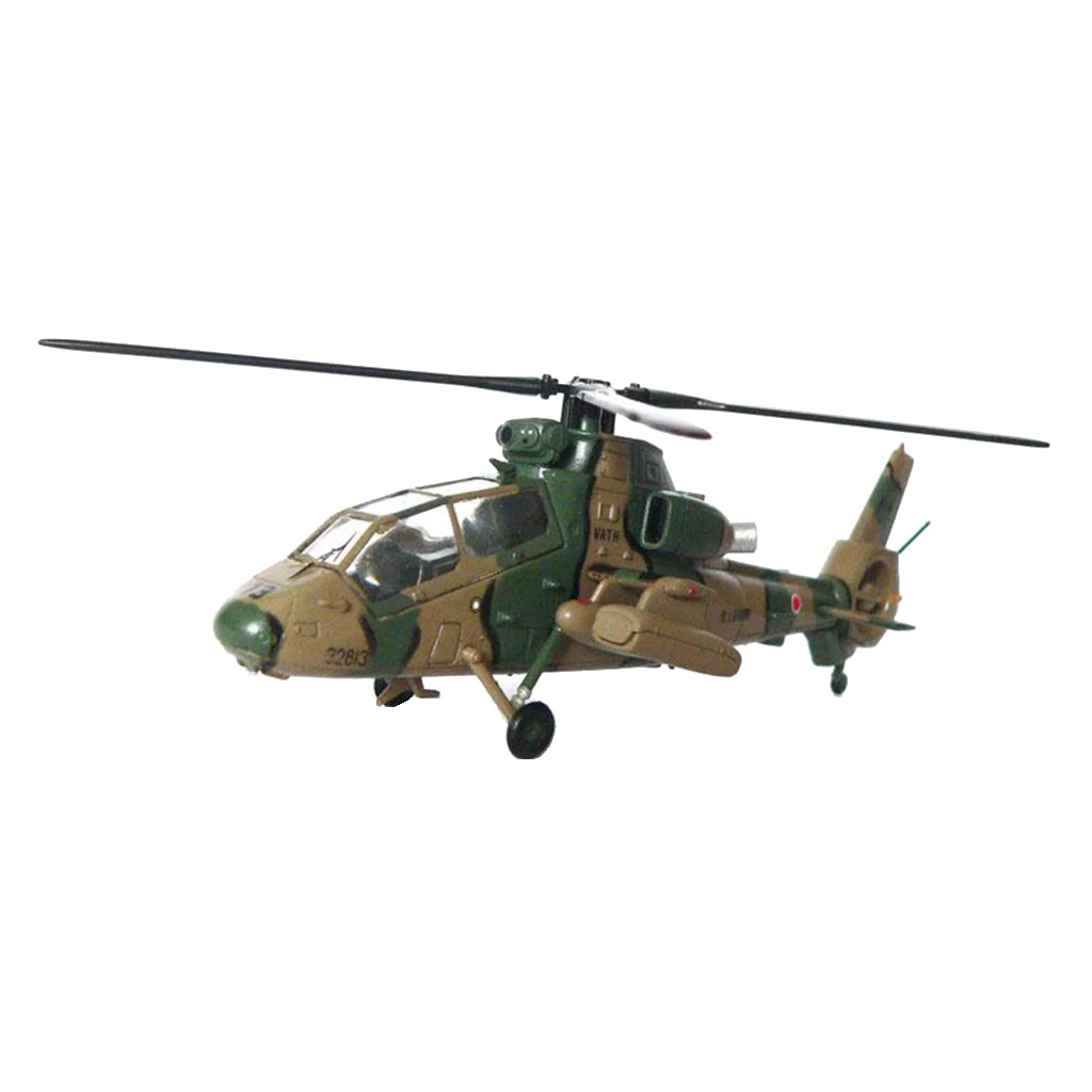 1/100 OH-1 японский Вертолет Самолет сплав Металл литье под давлением модель Военная