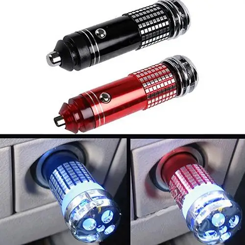 

Car Vehicle Air Purifier 12V Mini freshener Auto Car Fresh Air Anion Ionic Purifier Oxygen Bar Ozone Ionizer Cleaner