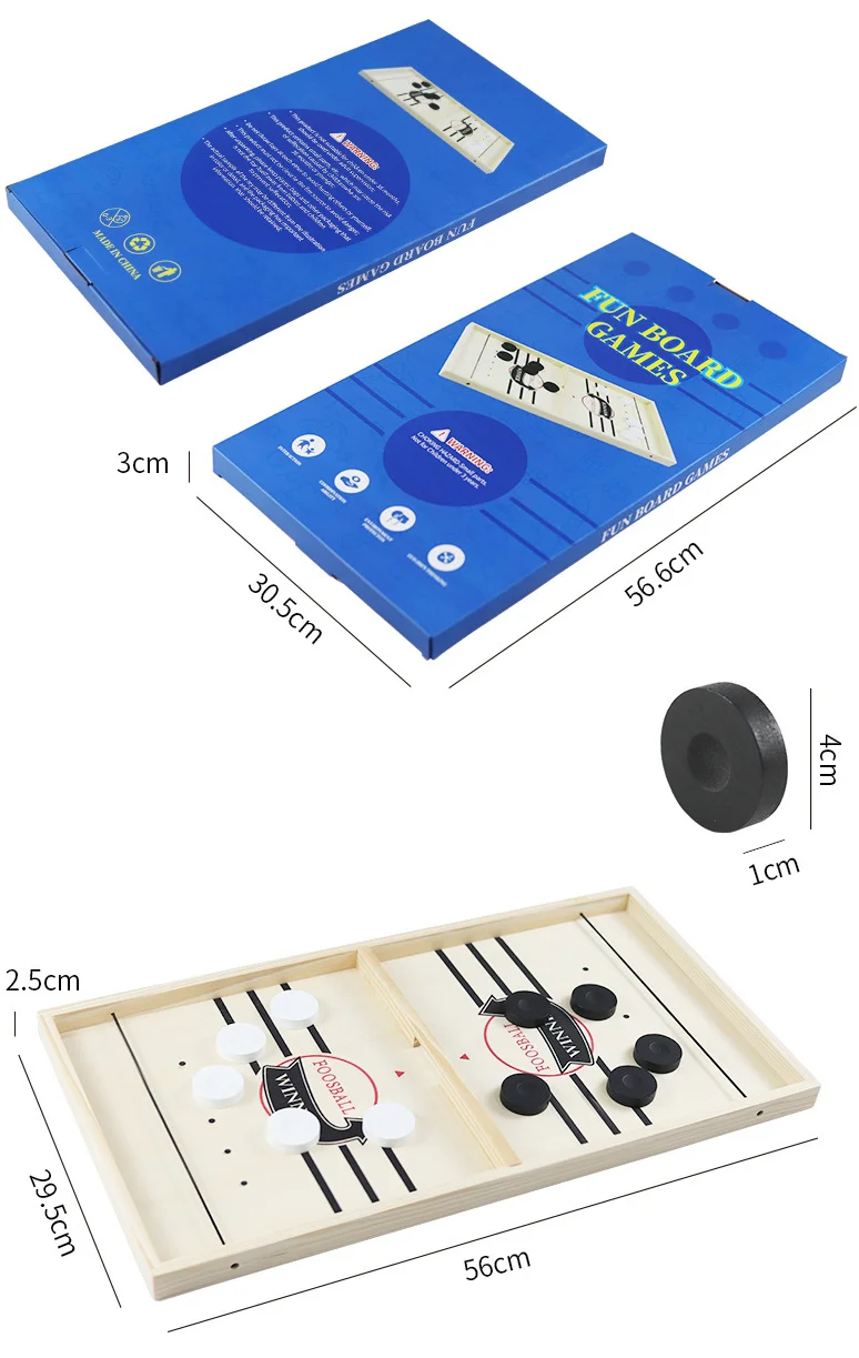 Able Hockey Paced Sling Puck Board Games SlingPuck Winner Party Game Toys for Adult Child Family Party Game Toys Fast Hockey images - 6
