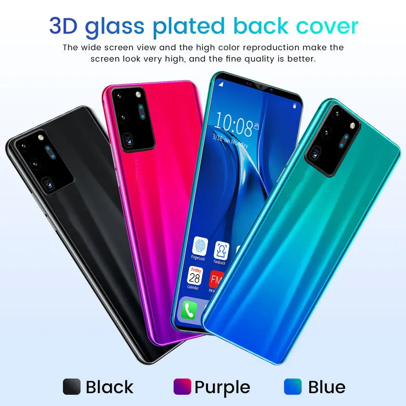 

TEMK Note20 Smartphone 5.8 HD Android 10 4GB RAM 64GB ROM 8+13MP Camera 8 Core Dual SIM 3G 4800mAh Unlock WiFi CellPhone Mobile