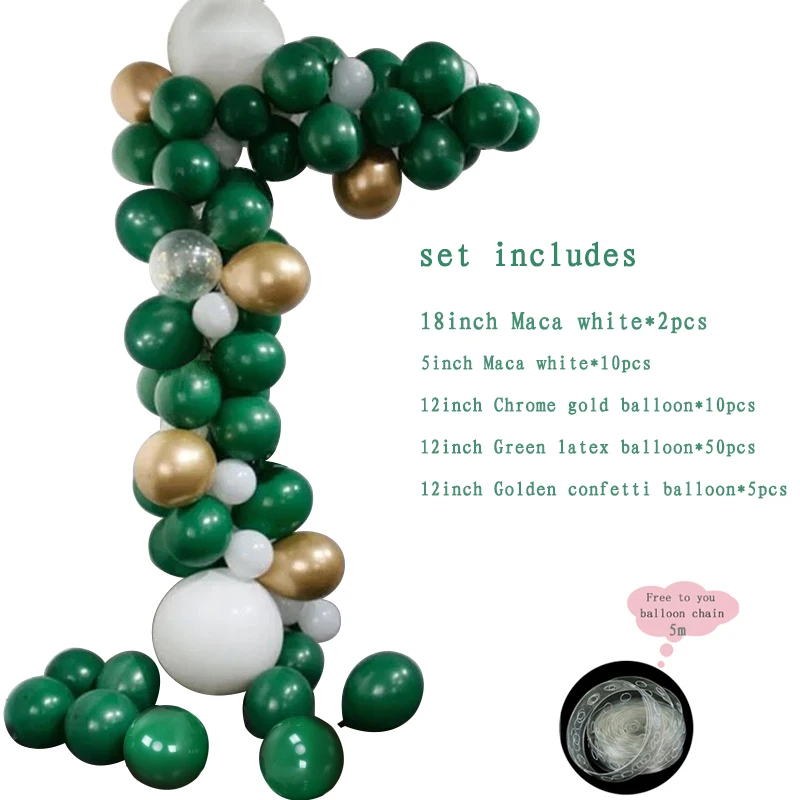 1 комплект зеркальный декоративный латексный шар 5 м | Дом и сад