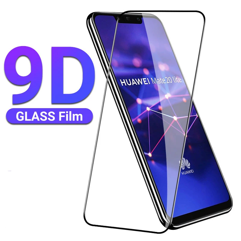 

Закаленное стекло 9D на весь экран для Huawei Mate 20 Lite 10 Pro 30 9 A5S, Защитная пленка для экрана Honor V20 V30 V9 Play 3 4 Pro 7