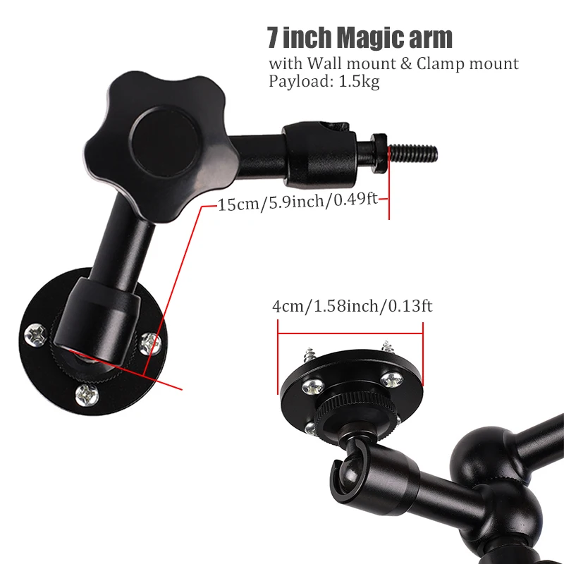 Настенный кронштейн BFOLLOW Magic Arm держатель с шарнирным фрикционным кронштейном 7 11