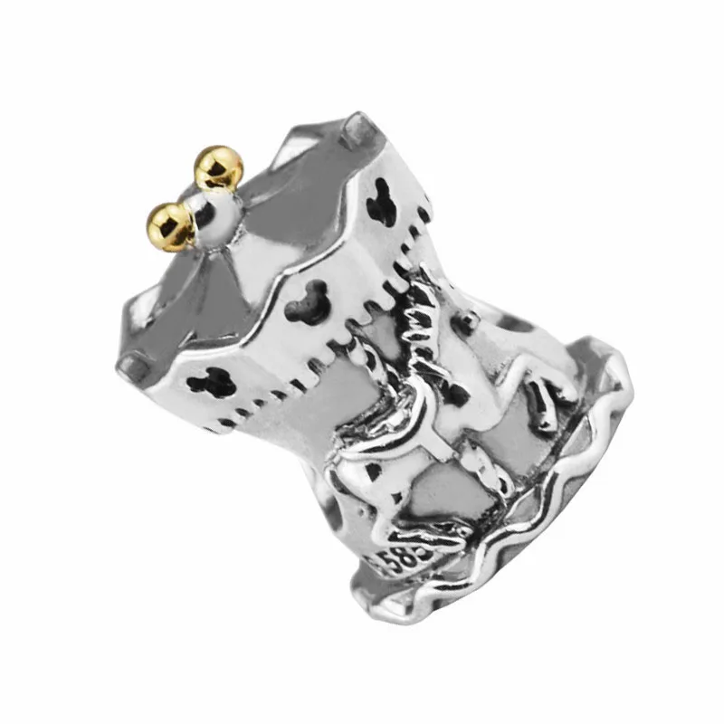 

2020 Silver Beads for Charms Bracelets Sterling Silver 925 Jewelry Cartoon Horse Charm Beads for Jewelry Making