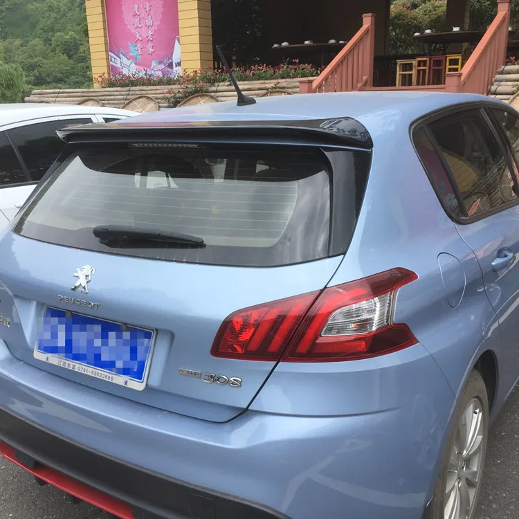 Спойлер для Peugeot 308S высококачественный спойлер из АБС-пластика заднего крыла