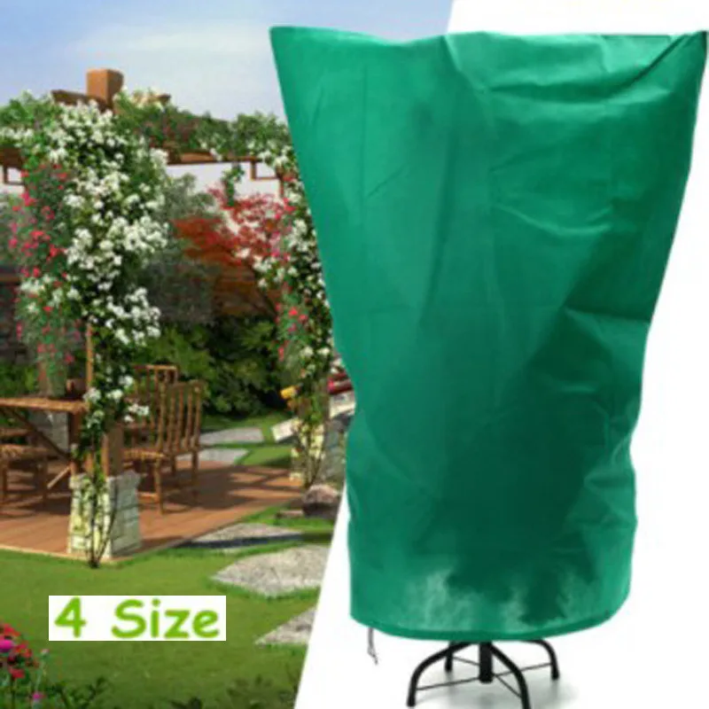 

Warm Cover Tree Shrub Plant Protecting Bag Frost Protection Yard Garden Winter Drawstring Plant Fruit vegetable Mesh Net Garden