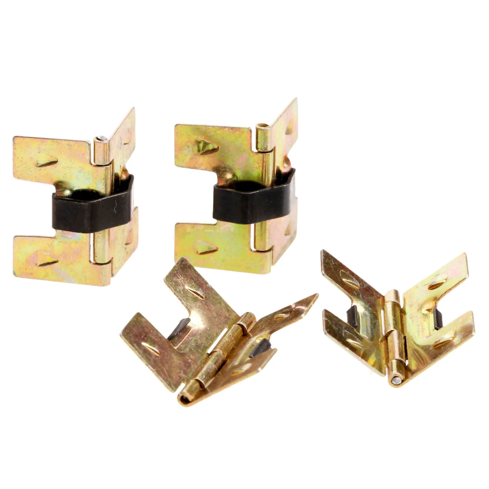 4 шт Мини Размер самозакрывающиеся металлические Пружинные петли для ювелирных