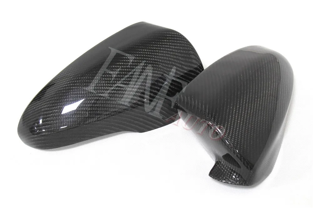 Чехол для бокового зеркала заднего вида из натурального углеродного волокна BMW F10