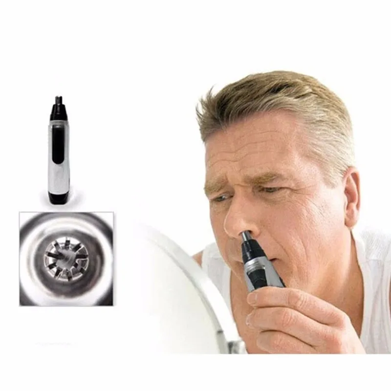 Мужская машинка для стрижки волос электрическая в носу и ушах триммер чистки