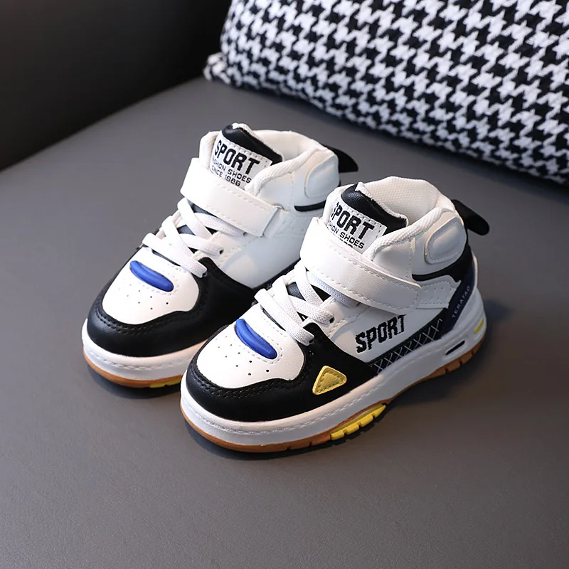 Детская спортивная обувь с высоким верхом розовые кроссовки для девочек