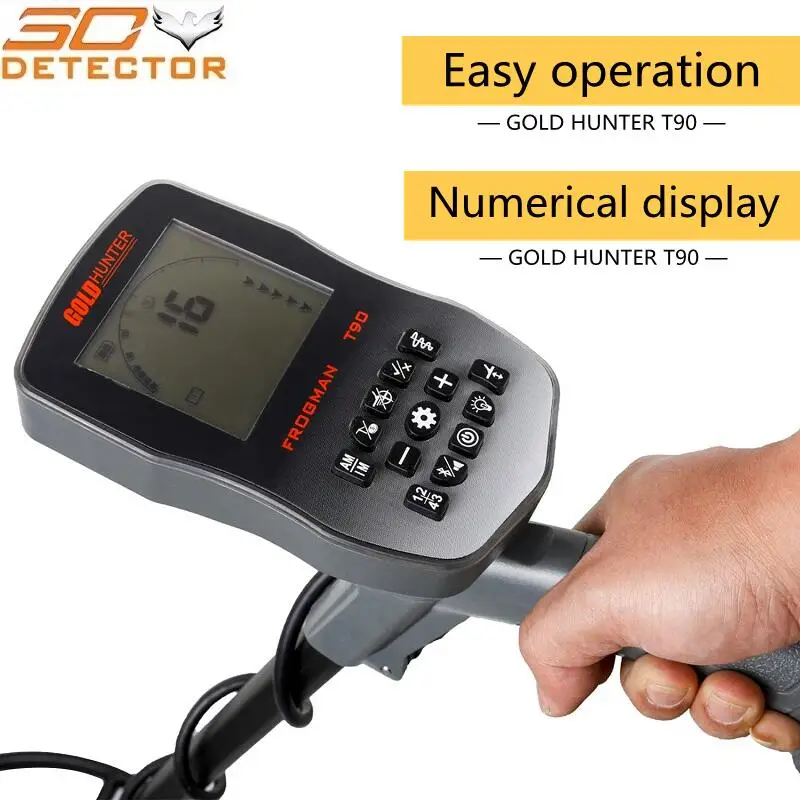Подземный металлоискатель Gold Hunter T90 подводный металлодетектор с беспроводными