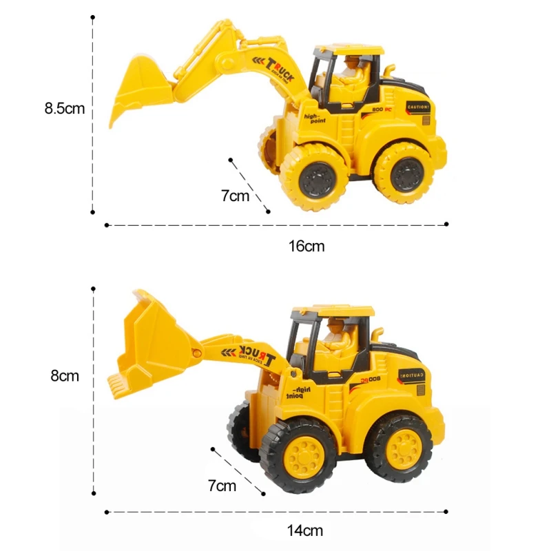 

Inertia Engineering Vehicle Boy Toy Car Inertia Friction Power Vehicles Children Excavator Model Bulldozer Boy Gifts