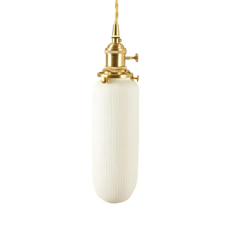 

LukLoy Nordic Single Head Modern Pendant Light Ceramics Hanging Lamp Ceramics Living Room Light Bar Light Loft Lamp Ceramics