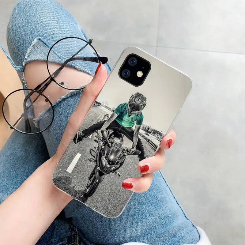 

PENGHUWAN Moto Cross motorcycle sports Cover Shell Phone Case for iPhone 11 pro XS MAX 8 7 6 6S Plus X 5S SE 2020 XR cover