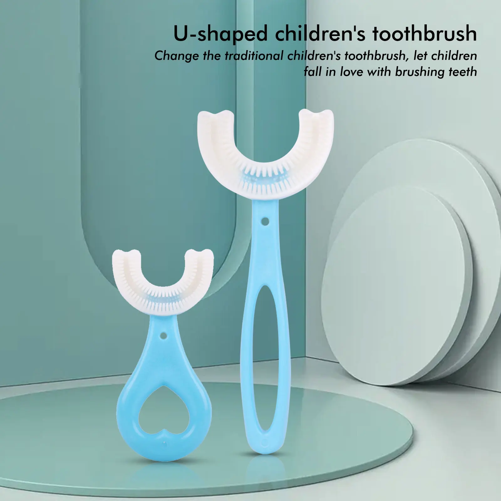 

Children’s U-shape Toothbrush For 360° Thorough Cleansing Baby Soft Infant Tooth Teeth Clean Brush Oral Health Care Age 2-12