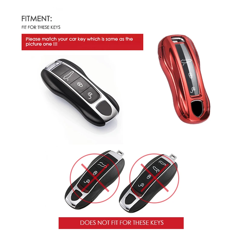 ТПУ чехол для автомобиля Porsche 911 Macan Cayman Cayenne Boxster Remote Smart Key | Автомобили и мотоциклы