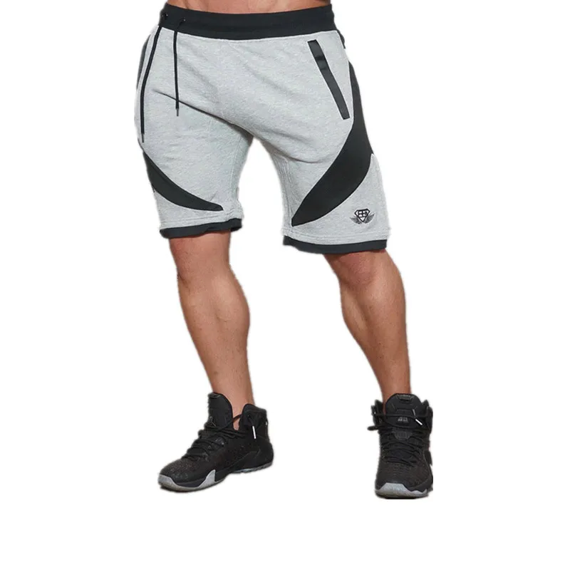 Мужские летние модные шорты 2020 Хлопковые Штаны для бега Брендовые спортивные