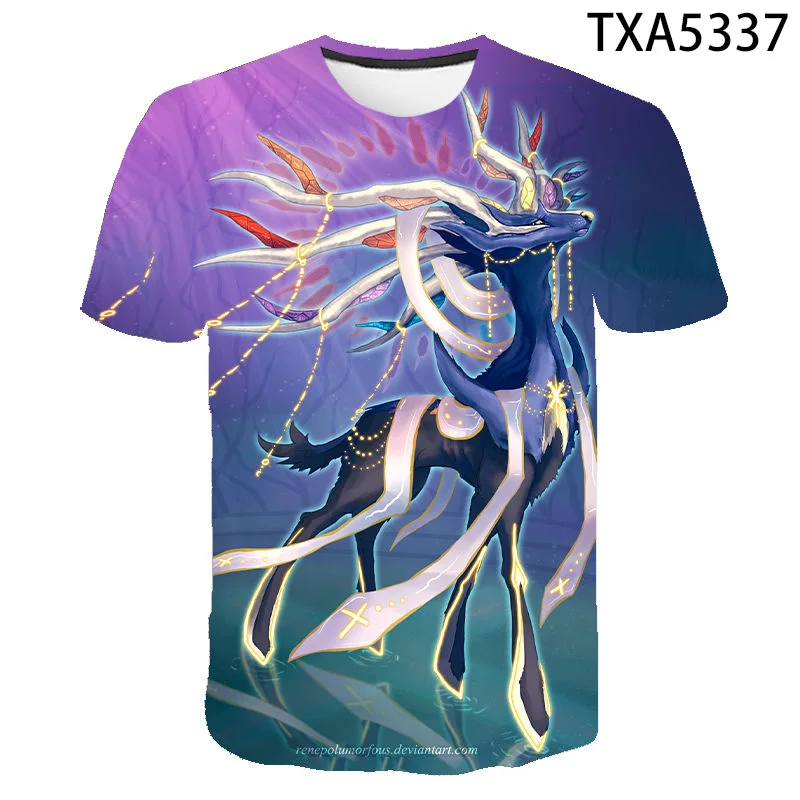 

Футболка с мультяшным аниме, мужские, женские, детские футболки с 3D принтом, Повседневная летняя модная уличная одежда для мальчиков и девоч...