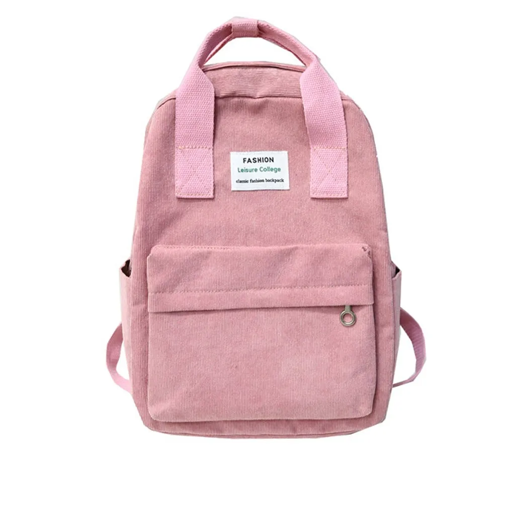 2020 женский рюкзак школьная сумка Студенческая летняя парусиновая на плечо