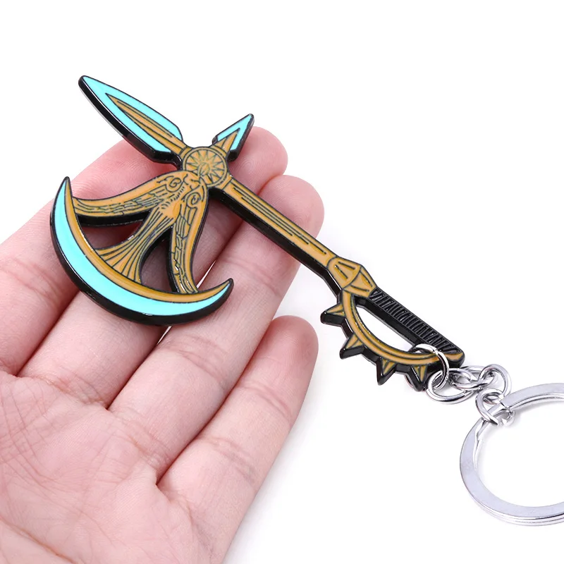 

The Seven Deadly Sins Axe Bottle Opener Keychain Nanatsu no Taizai Escanor Cosplay Weapon Axe Key Chain for Men Car Keyring Gift