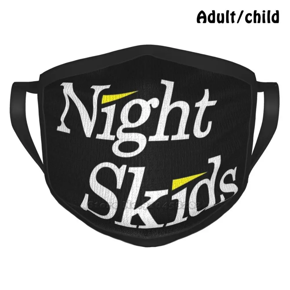 Многоразовая маска для лица Night Skids Pm2.5 защиты от пыли сделай сам Дрифтинг Jdm Deathtune