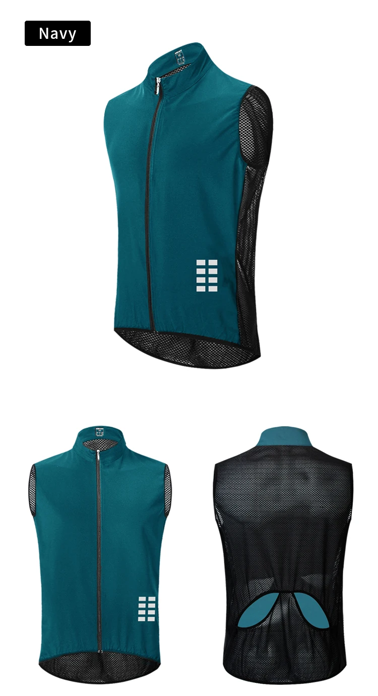 Светоотражающий велосипедный жилет WOSAWE дышащая ветровка с высокой видимостью