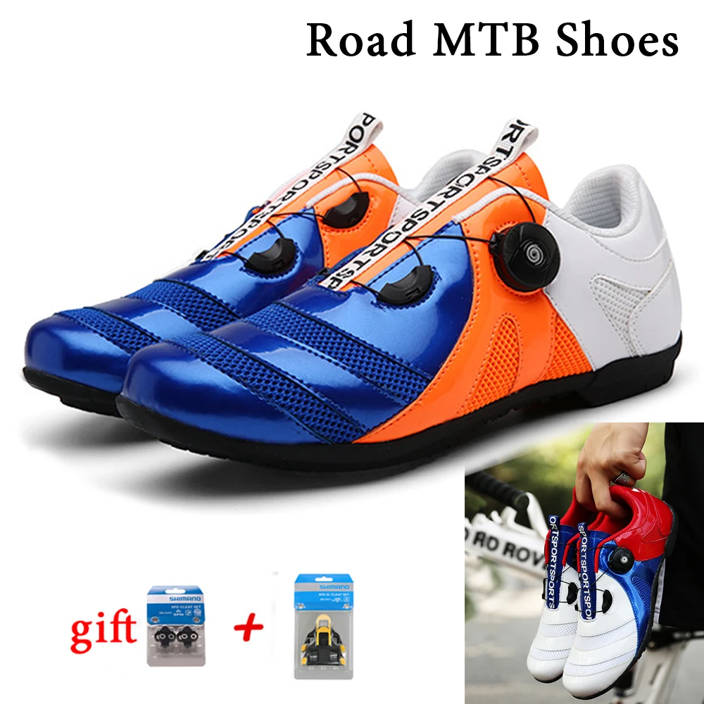 Новинка обувь для горного и шоссейного велосипеда с автоблокировкой