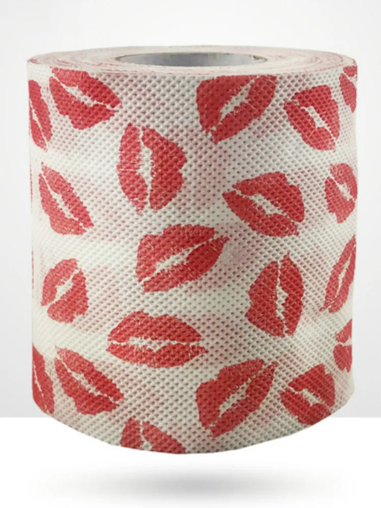 Возможностью погружения на глубину до 30 м 1 рулон красные губы Принт туалетной