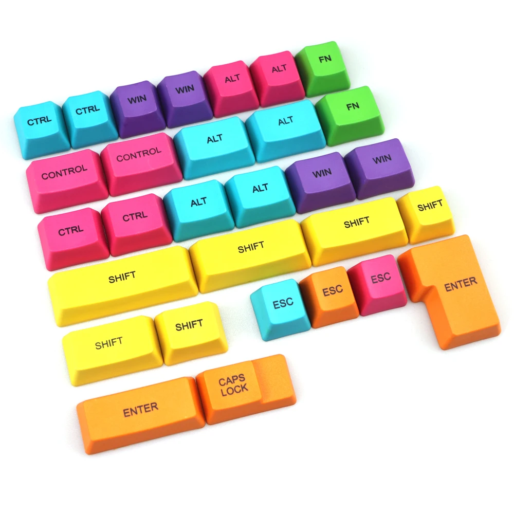 Pbt колпачок для клавиш OEM цветные колпачки модификатор DIY игровой механической