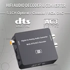 AYINO 24bit 192K DAC 5.1CH HIFI цифро-аналоговый аудио декодер конвертер DTS AC3 PCM оптоволоконный коаксиальный к RCA 3,5 мм 2CH
